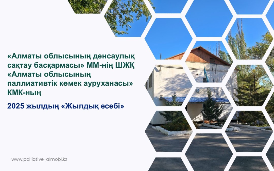 «Алматы облысының денсаулық сақтау басқармасы» ММ-нің ШЖҚ «Алматы облысының паллиативтік көмек ауруханасы» КМК-ның 2025 жылдың жыл қорытындысы бойынша есептік жиналысы өткізілді